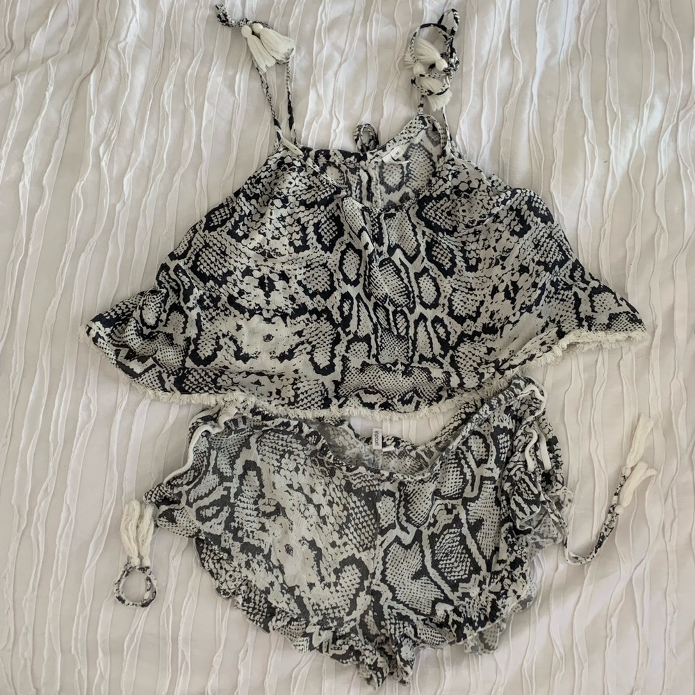 Rip Curl Snakeskin print set M